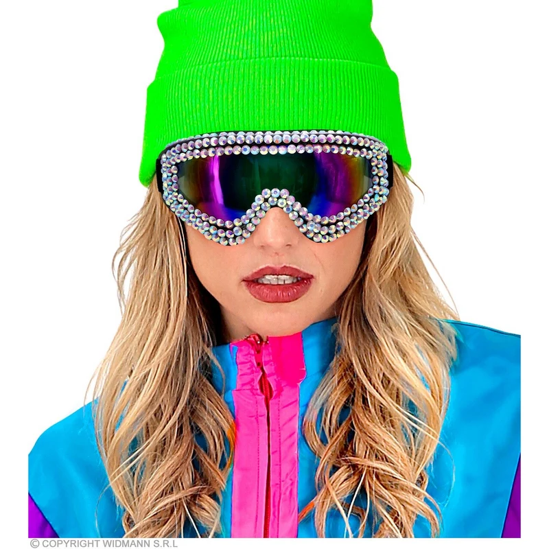 Ski-Bril 80s Strass