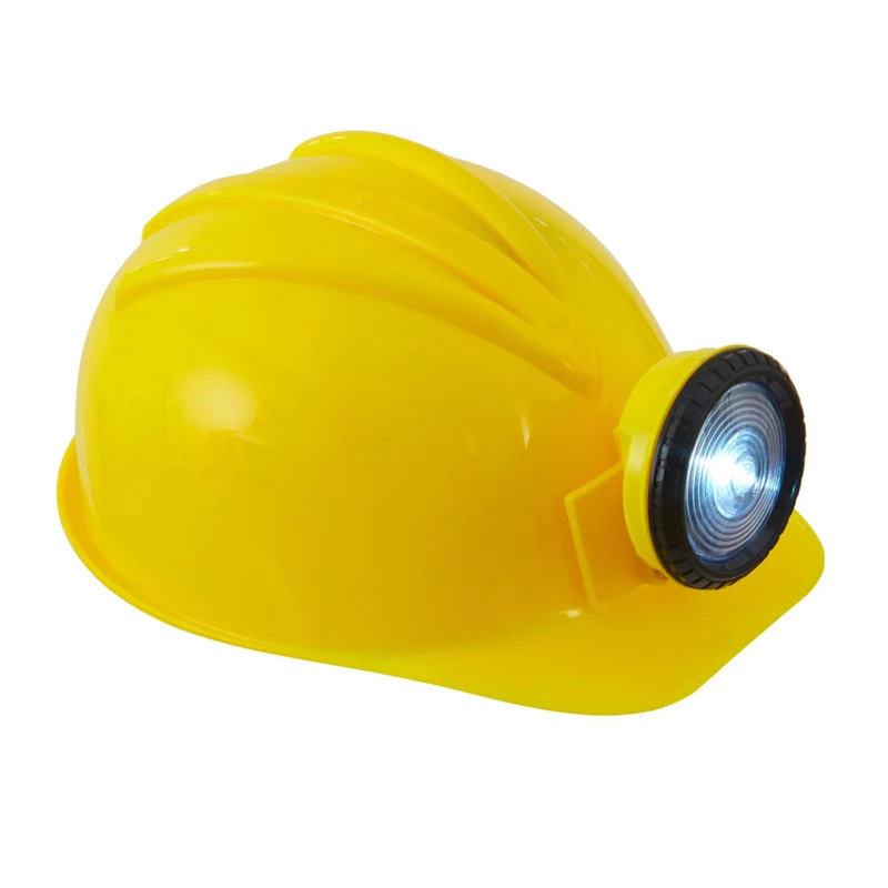 Mijnwerker Bouwhelm Met Licht