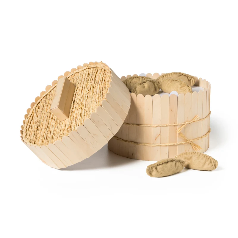 dumplings in een stoommandje