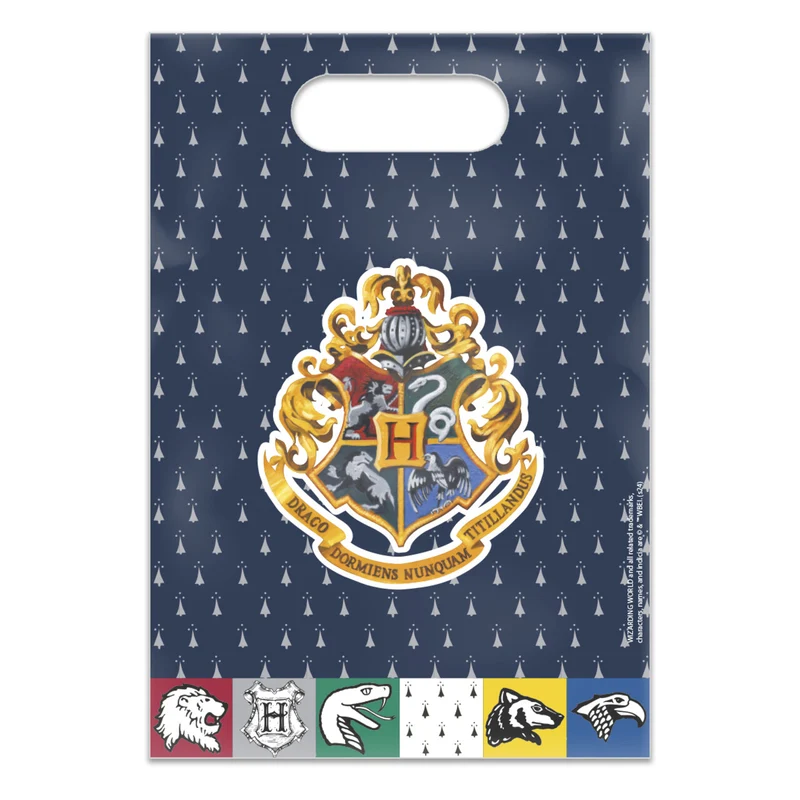 Tasjes Harry Potter Hogwarts Houses 8 Stuks