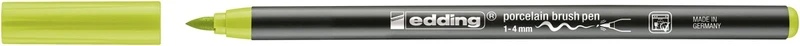 edding 4200 porcelain brush pen - geelgroen