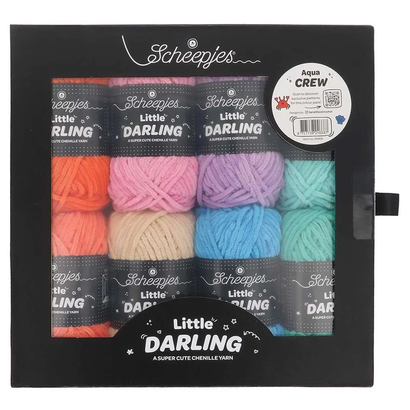 Scheepjes Little Darling garen - 8 x 25 g - Aqua Crew