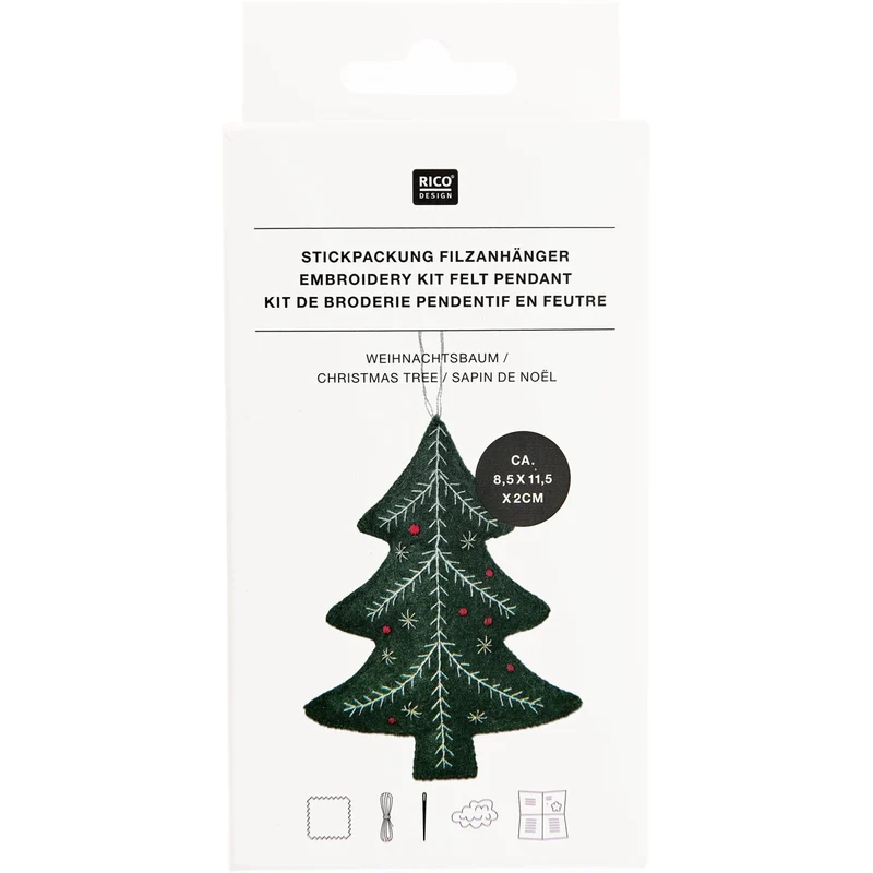 Rico Design vilt pakket - kerstboom hanger