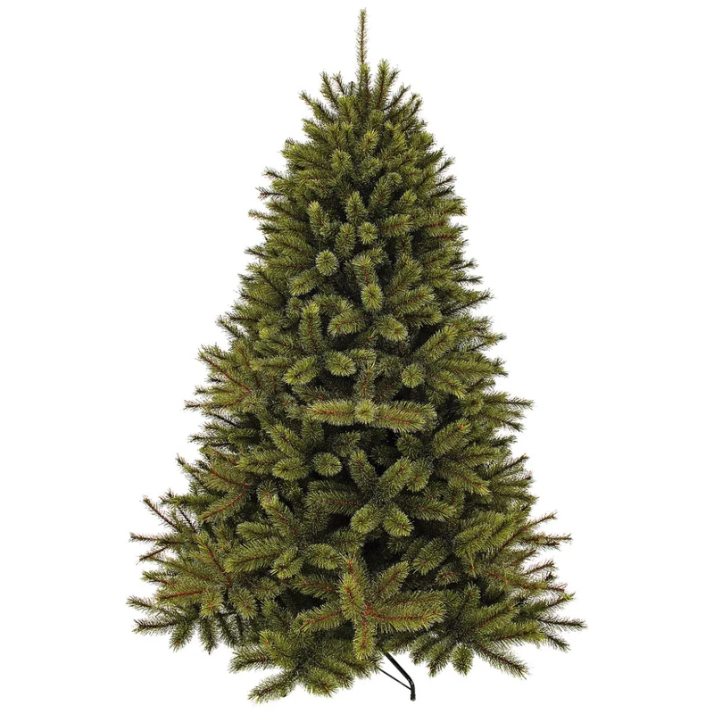 Triumph Tree Forest Frosted Kunstkerstboom - Kerstversiering voor Binnen met Insteekconstructie - Kunstboom met Frosted Naalden en PVC Takken - H215 x