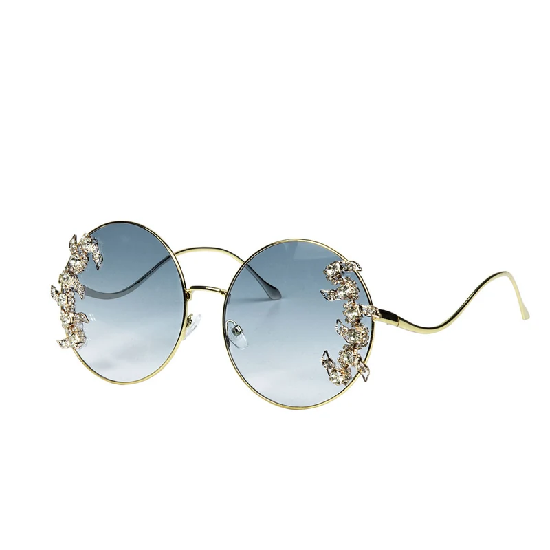 Classy Messy Festival Bril Blauw / Groen
