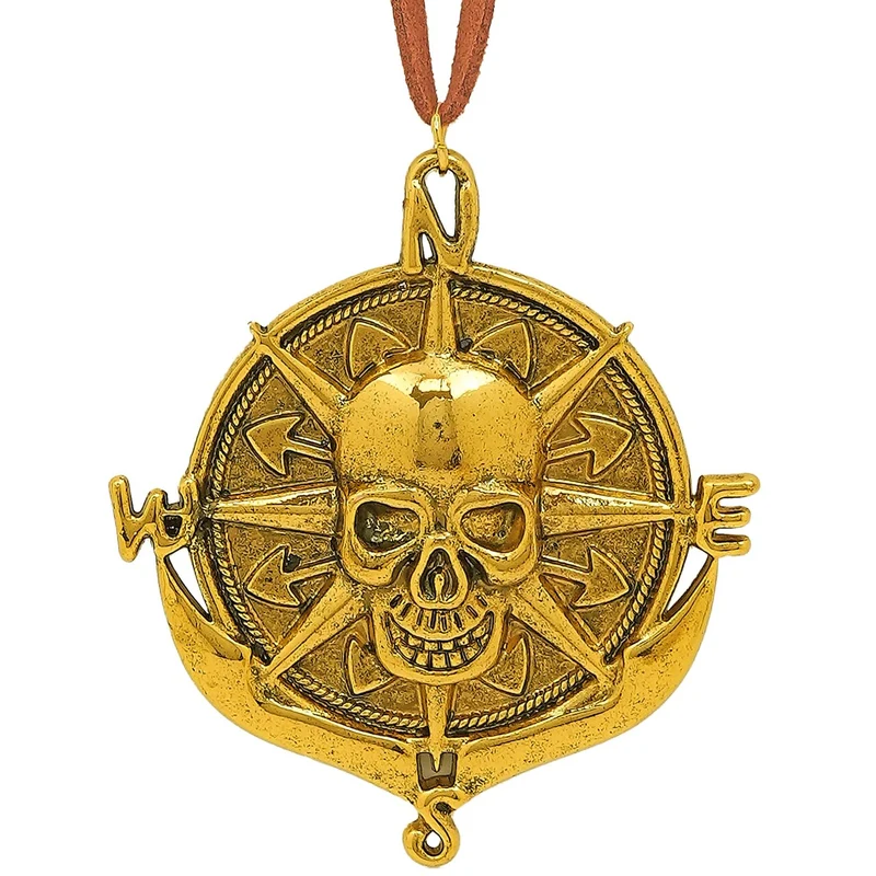 Piraten Skull Medaillon Ketting