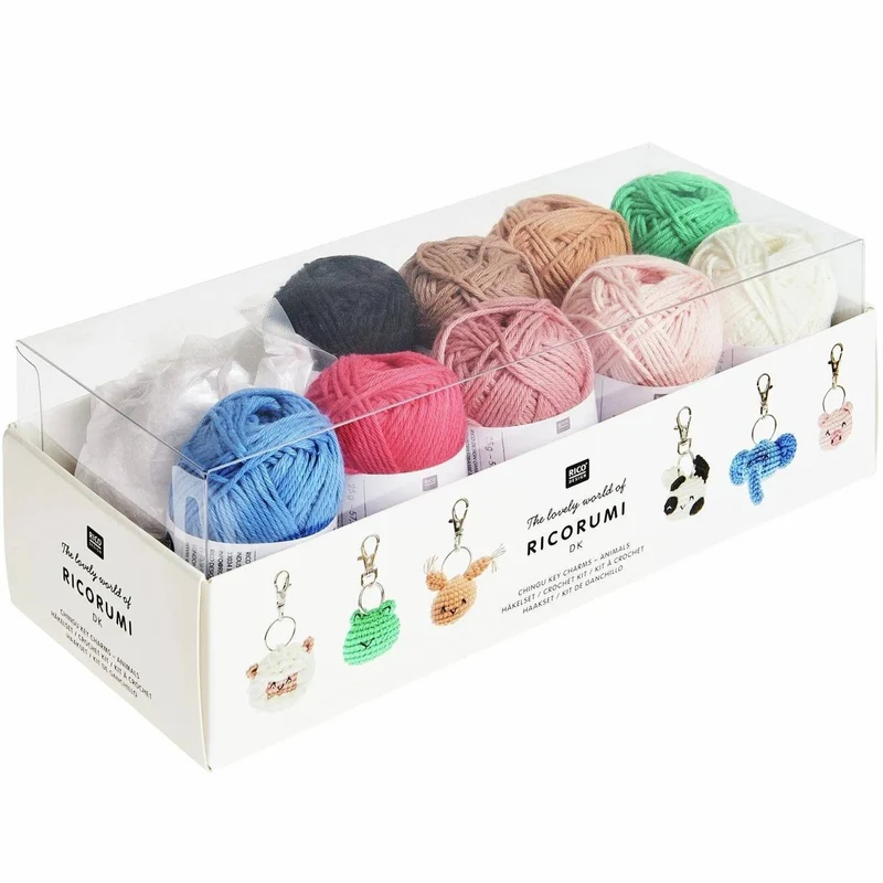 Ricorumi haakpakket - sleutelhangers Chingu - Animals