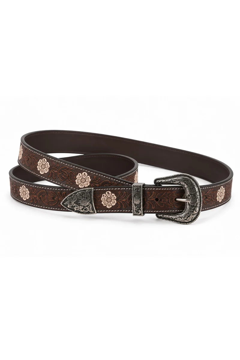Leather Belt Savi Brown