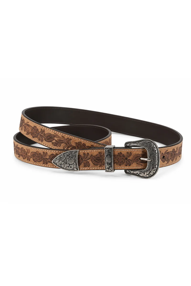 Leather Belt Savi Natural