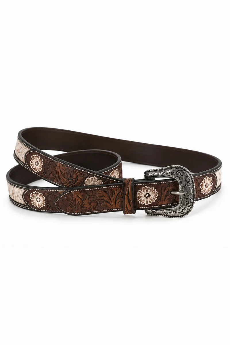 Leather Belt Sava Brown