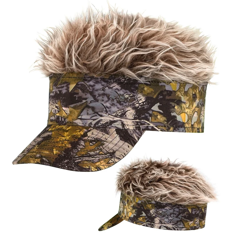 Camouflage Legerzonneklep Met Haar