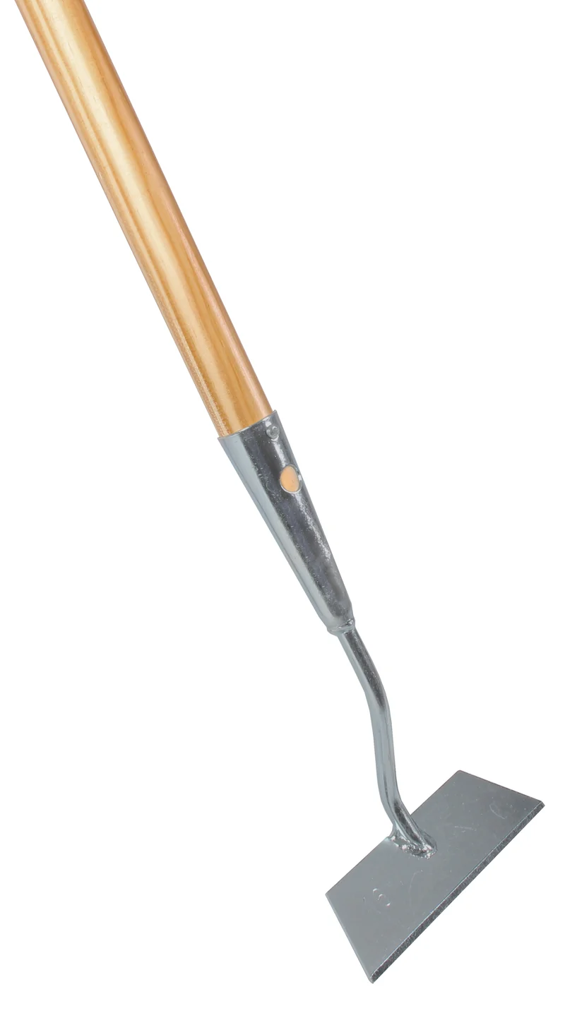 Schoffel - Verzinkt - 16 centimeter - Essenhouten steel - 160 cm