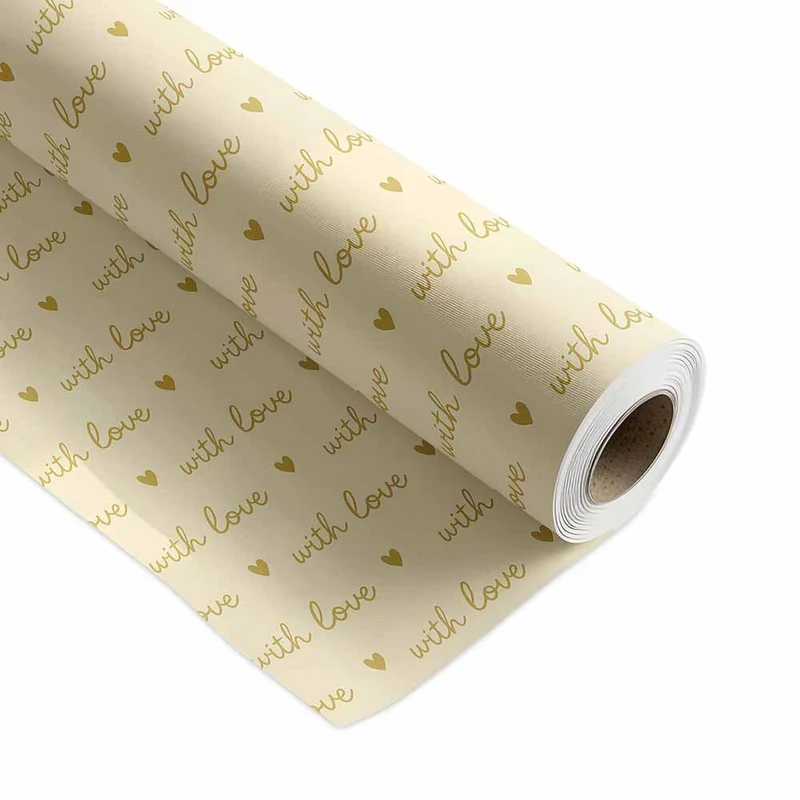 Inpakpapier Love Notes 30cm x 100mtr