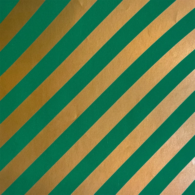 Inpakpapier Forest Gold Stripe 50cm x 200mtr