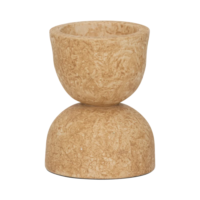 Urban Nature Culture waxinelichthouder XL Vael - pale khaki