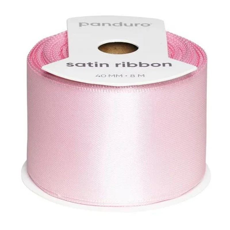 Satijnlint - 40 mm - lichtroze
