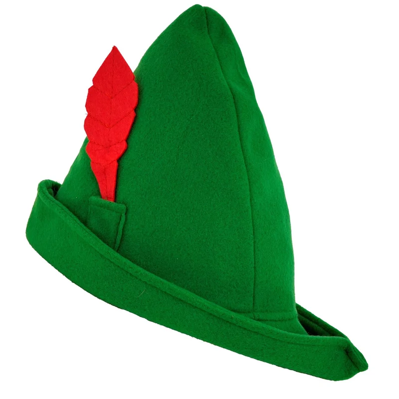 Groene Robin Hood Hoed
