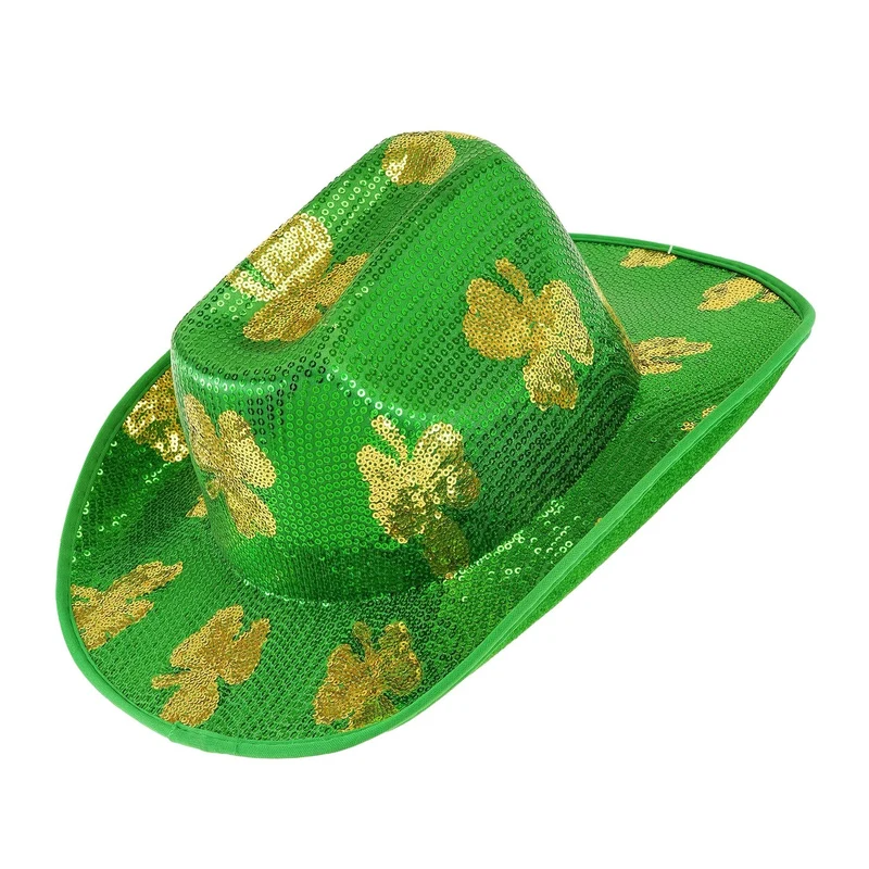 St. Patricks Day Paillettenhoed