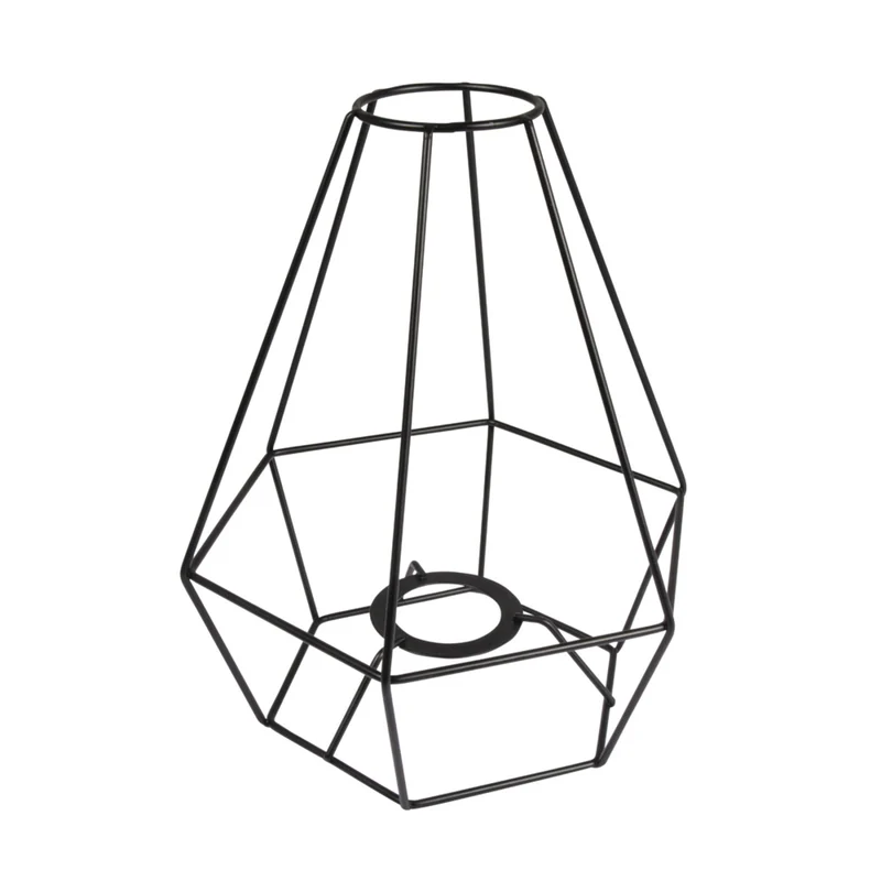 Metalen lampenkap frame - diamant - 20 cm