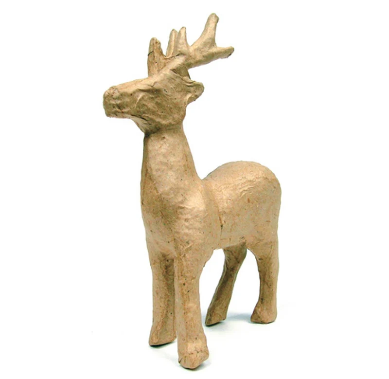 Papier-maché figuur - rendier