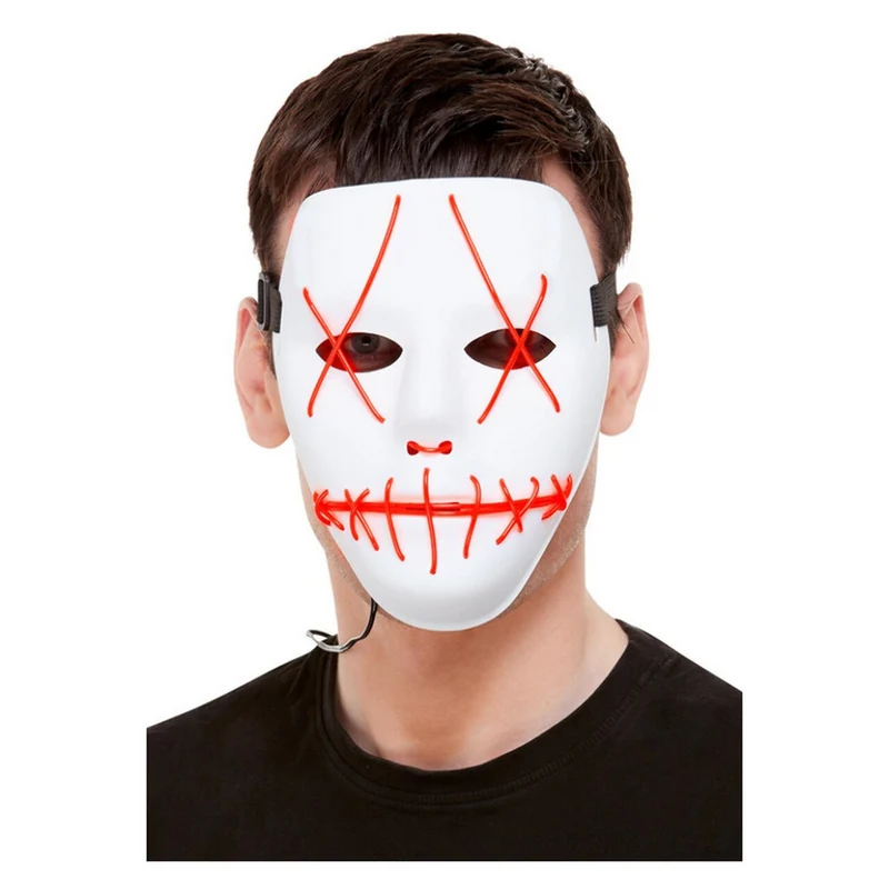 Lichtgevend Stitch Face Masker
