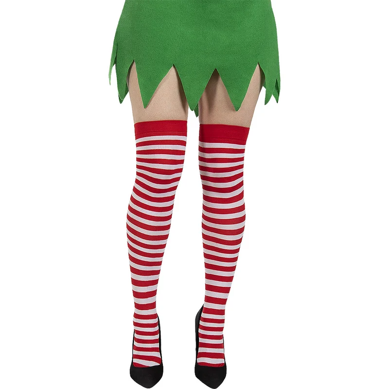 Kerst Sokken Rood Wit Gestreept