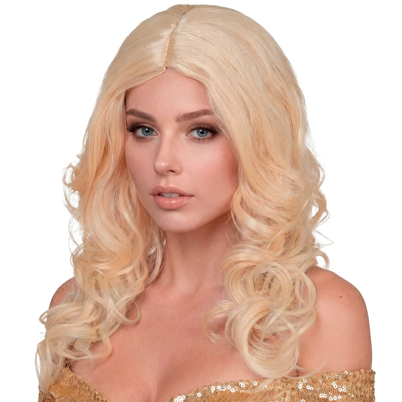 Groovy Krullen Pruik Blond
