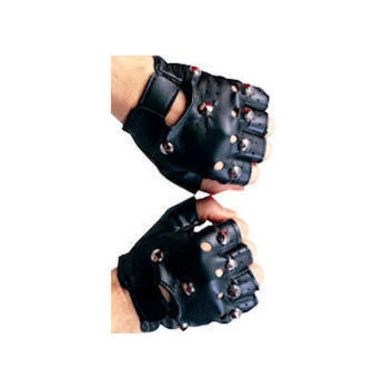 Beslagen Punk Handschoenen