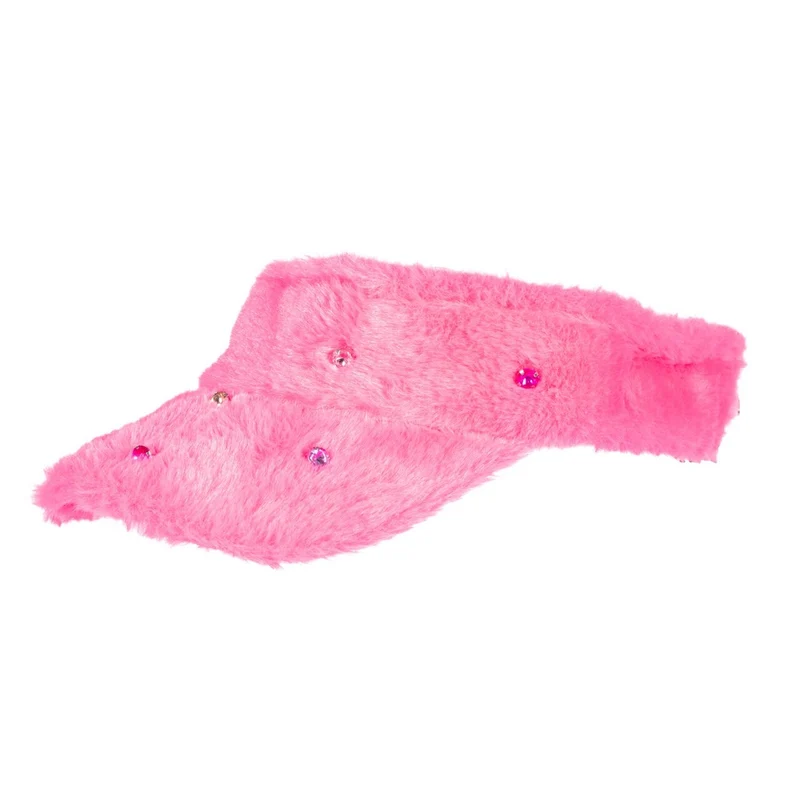 Zonneklep Furry Pink