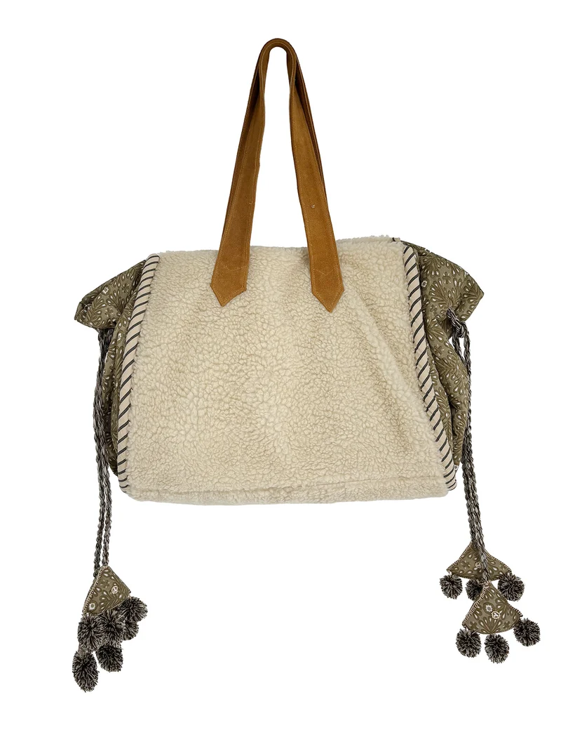Teddy Osito Big Bag Ecru Khaki