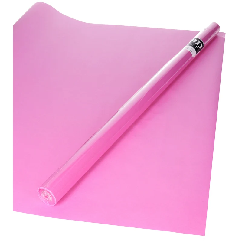 Bellatio Cadeaupapier - roze - 200x70 cm - inpakpapier