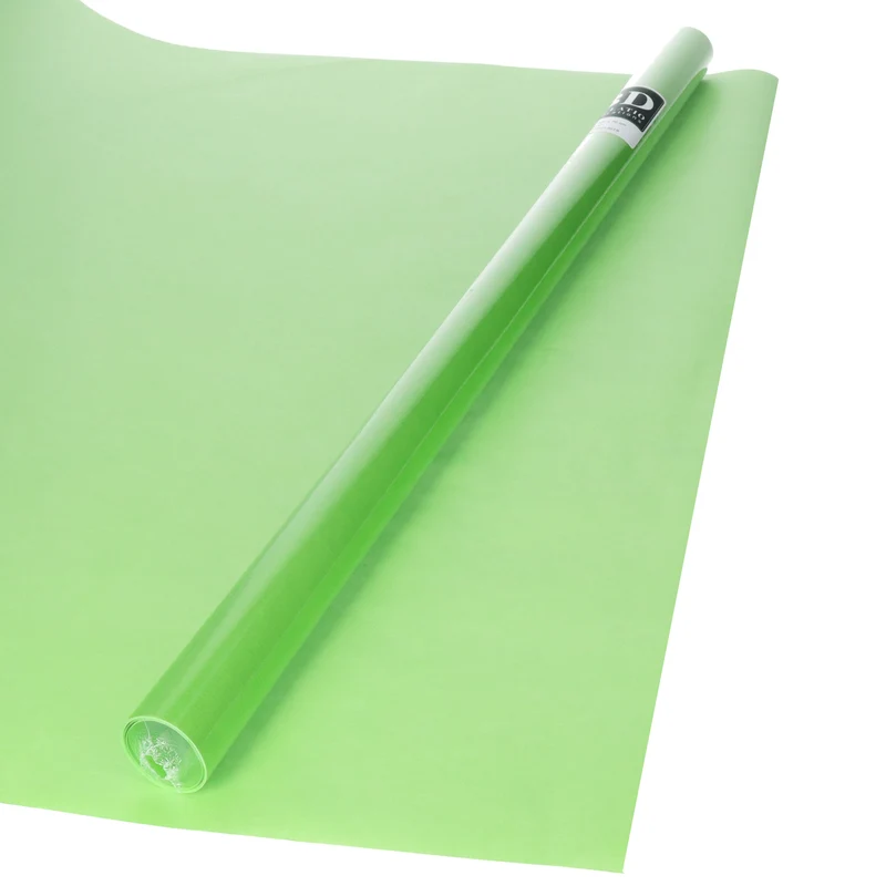 Bellatio decorations Cadeaupapier - groen - 200x70 cm - inpakpapier