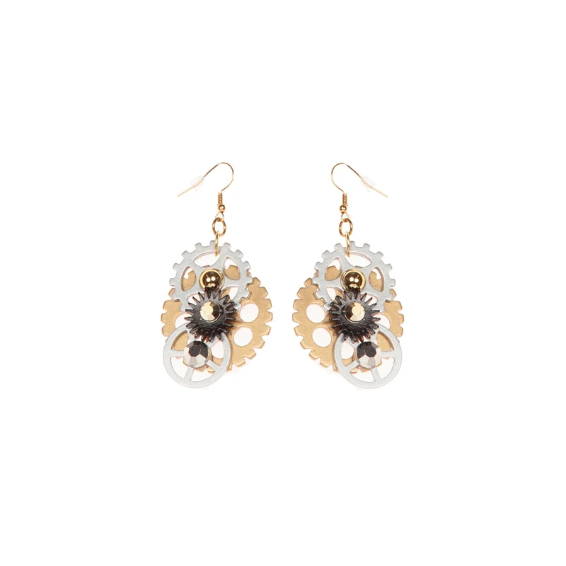 Oorbellen Steampunk Tandwieltjes