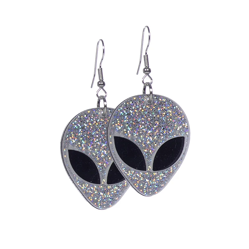 Oorbellen Silvershine Alien