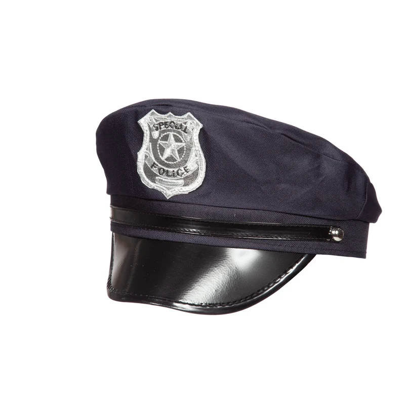 Politie Pet Blauw Op Straat