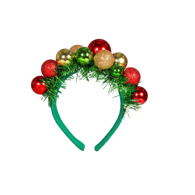 Haarband Versierd Met Kerstballen