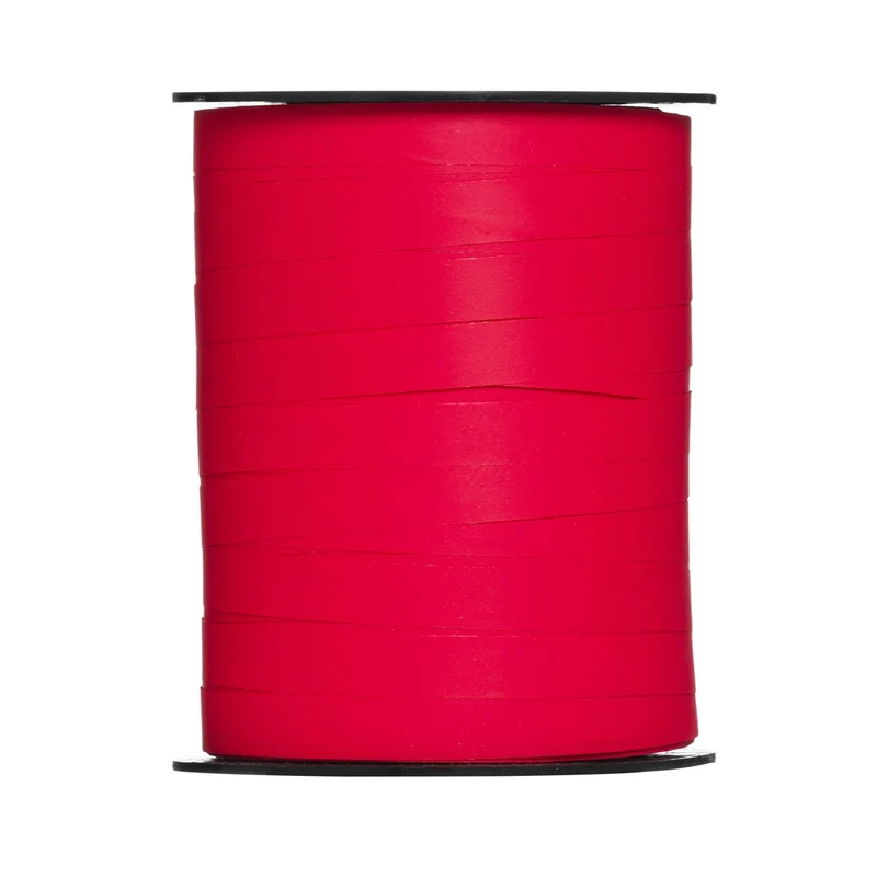 Cadeaulint - 200 meter - helder rood mat