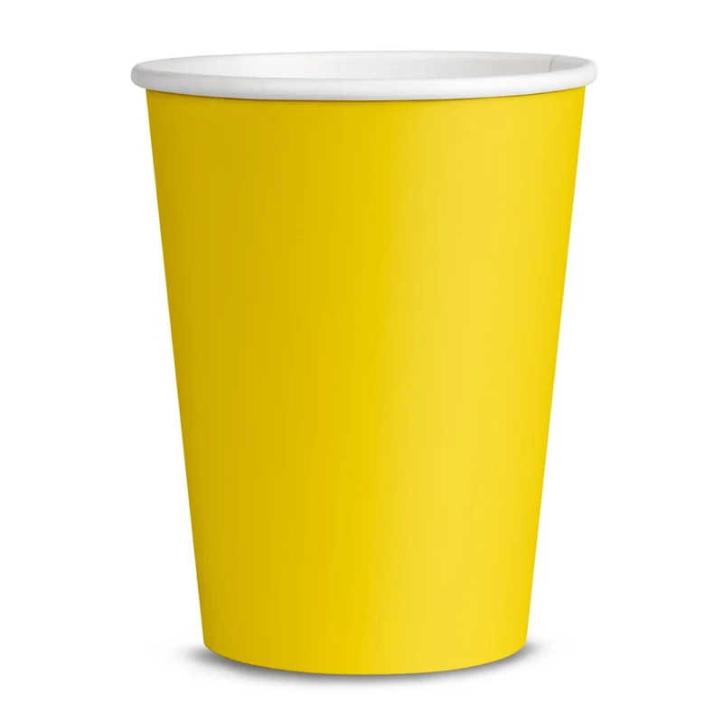 Party Bekers Geel 220 Ml 8 Stuks
