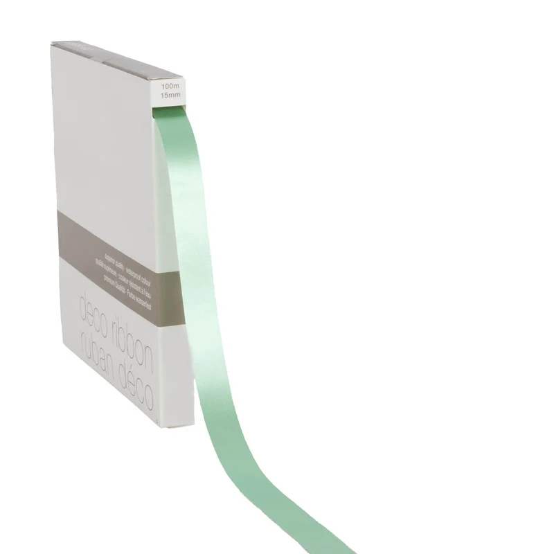 Lint satijn Mint MEDIUM (15mm x 100m)