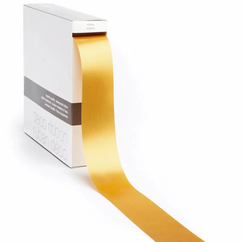 Lint satijn Goud XL (40mm x100m)