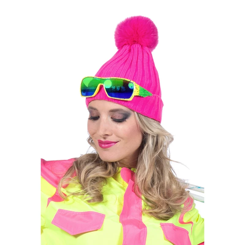 Vrolijke Skimuts Neon Roze