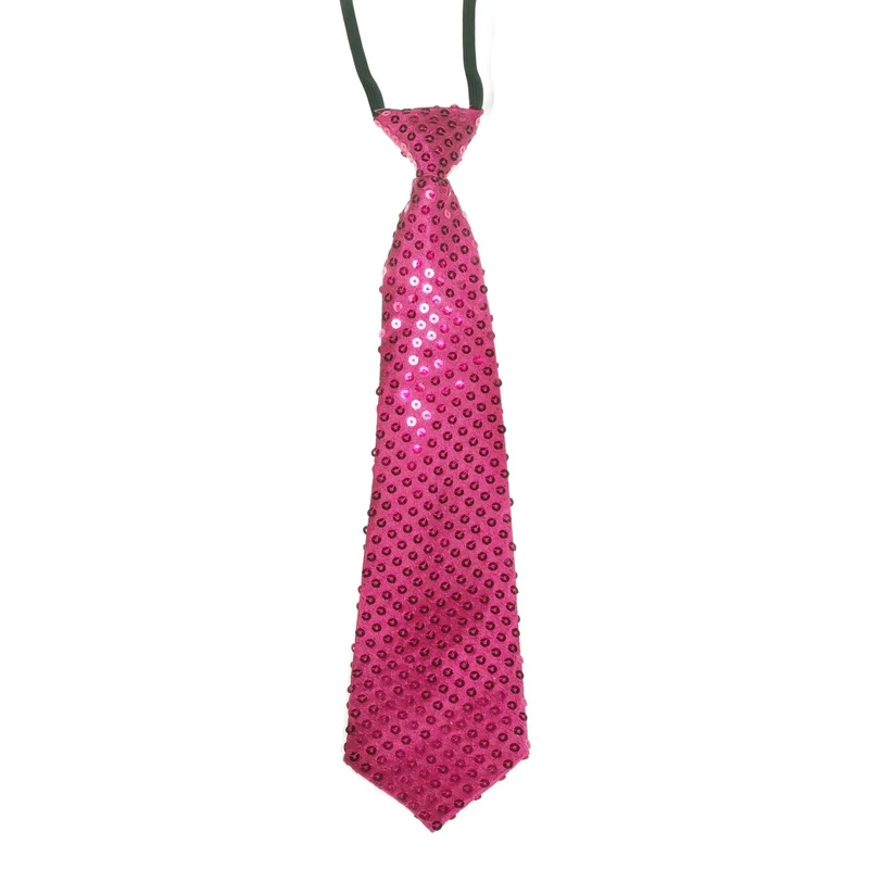 Pailletten Stropdas Roze Time To Shine
