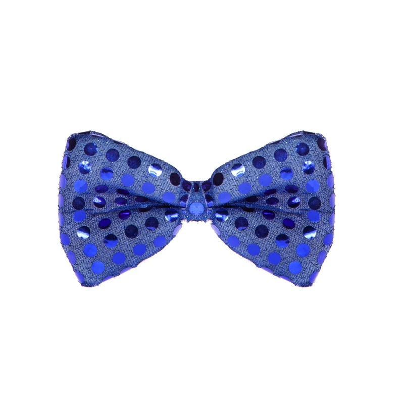 Dress To Impress Pailletten Vlinderstrik Blauw