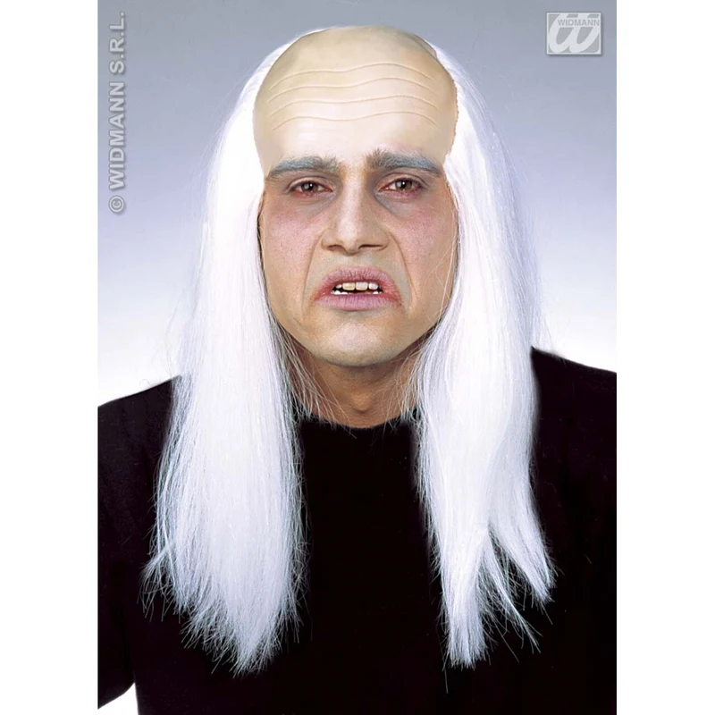 Kale Kop Zombie Met Haar Aan Zijkant