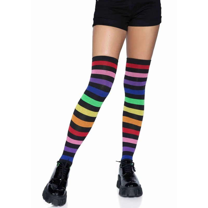 Fun Stripes Of Colour Lange Kniekousen