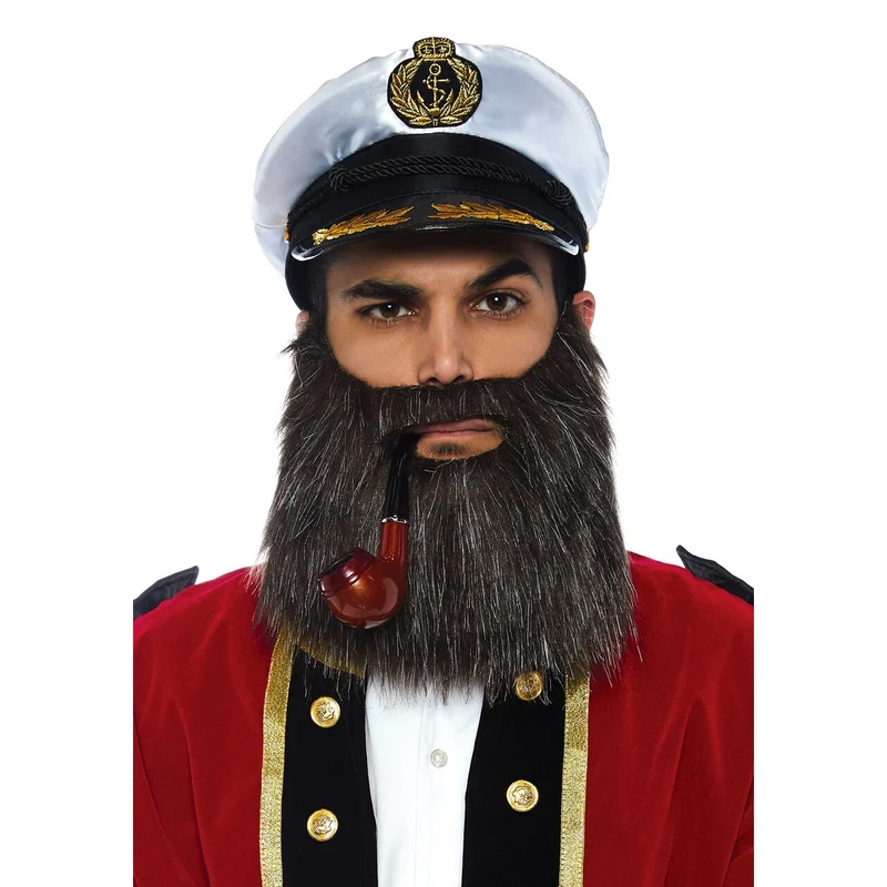 Set Kapitein, Baard, Pijp En Pet