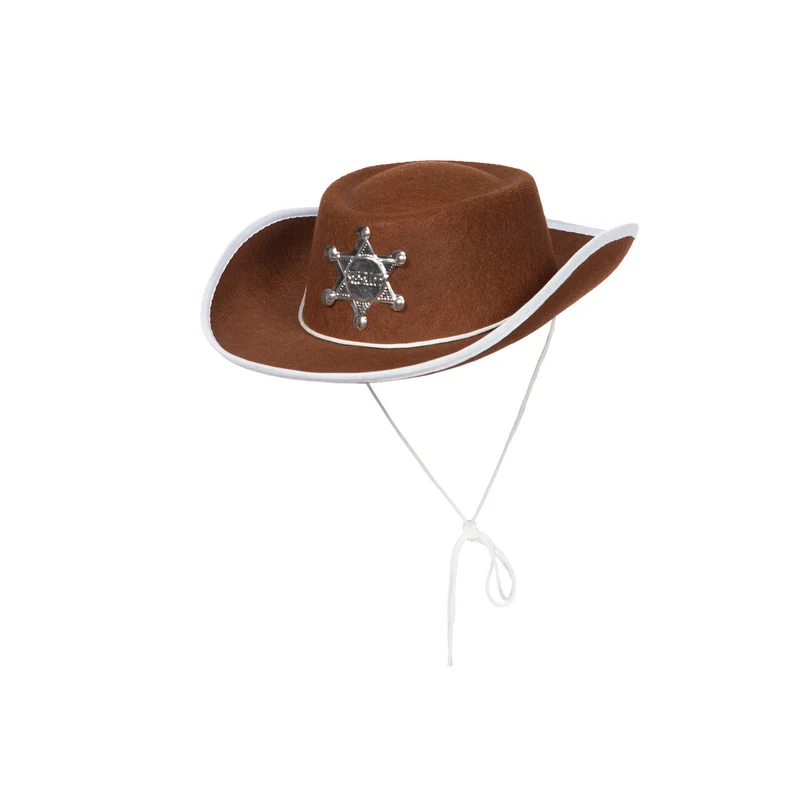 Sheriff Department Hoed Met Ster Bruin