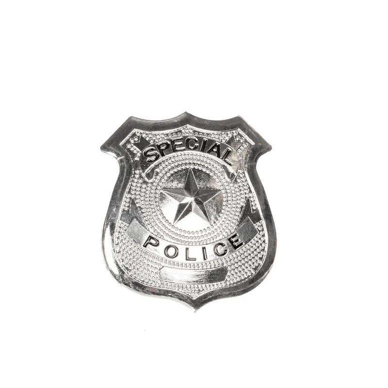 Special Police Badge Zilver