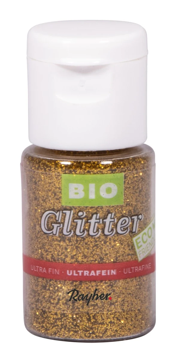 Bioglitter ultrafijn - warm goud