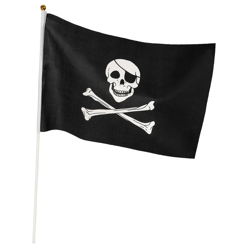 Piraten Vlag Zwart